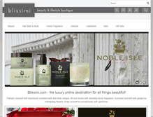 Tablet Screenshot of blissimi.com